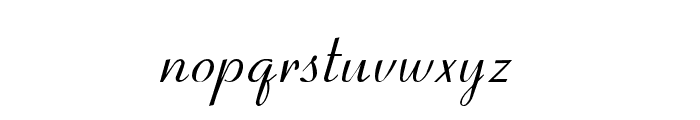 Ohio Script Font LOWERCASE