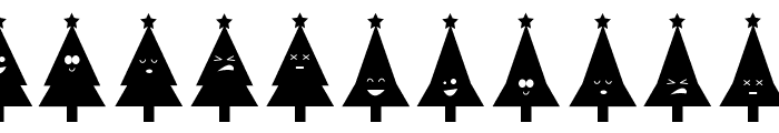 oh christmas ding Font UPPERCASE