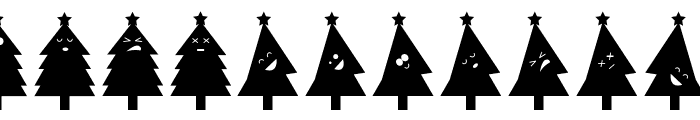 oh christmas ding Font UPPERCASE