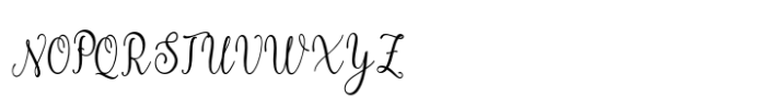 Oh Juliya Font UPPERCASE