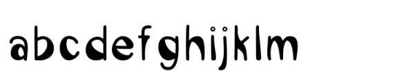 Oh Mabuboo Display Font LOWERCASE