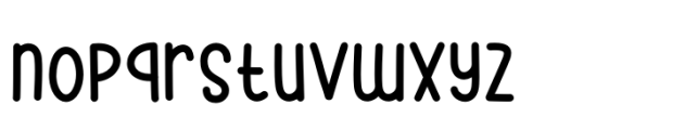 Oh My Baby Regular Font LOWERCASE