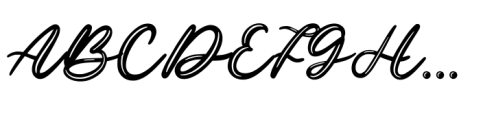 Ohara Regular Font UPPERCASE