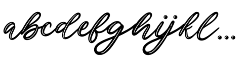 Ohara Regular Font LOWERCASE