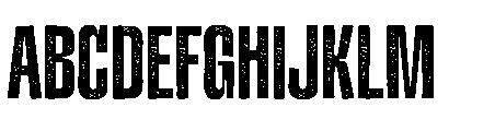 Ohaus Font UPPERCASE