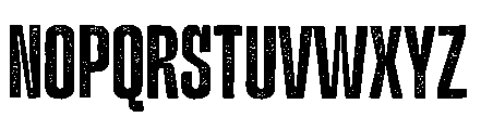 Ohaus Font UPPERCASE