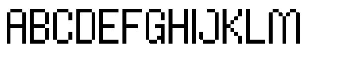 Ohpixel Regular Font UPPERCASE