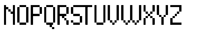 Ohpixel Regular Font UPPERCASE