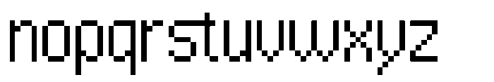 Ohpixel Regular Font LOWERCASE