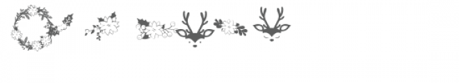 oh deer christmas Font OTHER CHARS