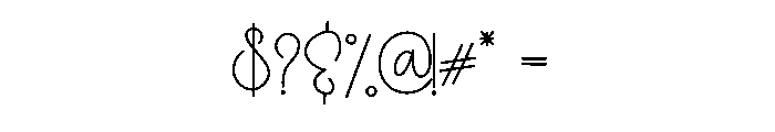 Oiafia Satnights Font OTHER CHARS