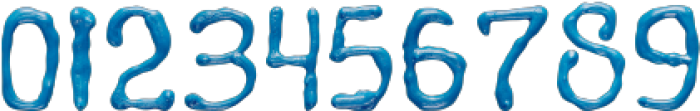 Oil-Blue Regular otf (400) Font OTHER CHARS