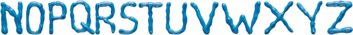 Oil-Blue Regular otf (400) Font LOWERCASE