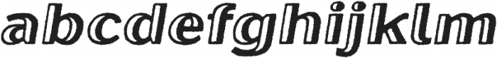 Oilvare Rough otf (400) Font LOWERCASE