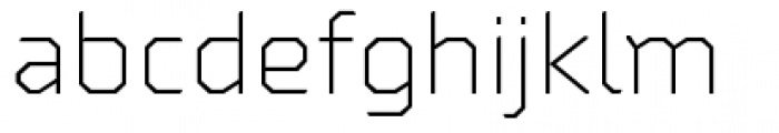 Oita Expanded Light Font LOWERCASE
