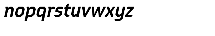 Oita Condensed Demi Italic Font LOWERCASE