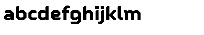 Oita Extended Bold Font LOWERCASE
