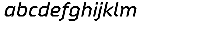 Oita Extended Medium Italic Font LOWERCASE