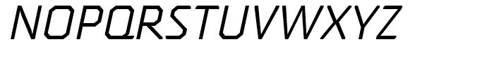 Oita Extended Regular Italic Font UPPERCASE