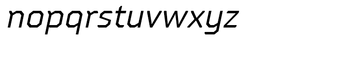 Oita Extended Regular Italic Font LOWERCASE