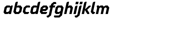 Oita Normal Bold Italic Font LOWERCASE