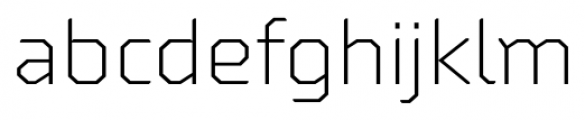 Oita Ext Light Font LOWERCASE