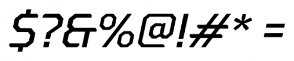 Oita Ext Medium Italic Font OTHER CHARS