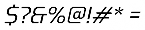 Oita Ext Regular Italic Font OTHER CHARS