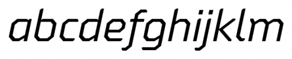 Oita Ext Regular Italic Font LOWERCASE
