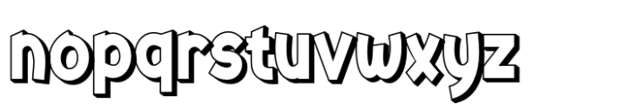 Oikawy Shadow Font LOWERCASE