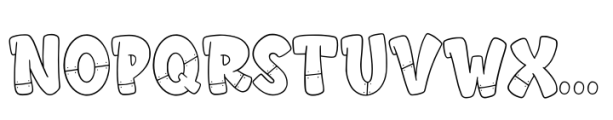Oink Regular Font UPPERCASE