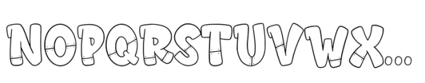 Oink Regular Font LOWERCASE