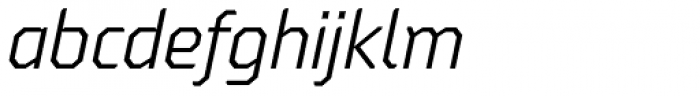 Oita Book Italic Font LOWERCASE