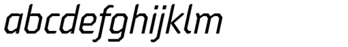 Oita Condensed Italic Font LOWERCASE