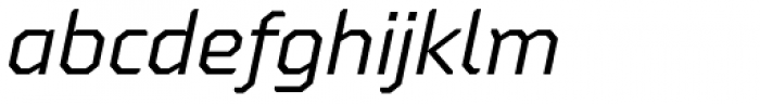 Oita Expanded Italic Font LOWERCASE