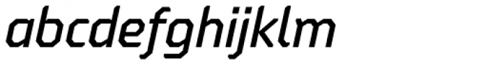 Oita Medium Italic Font LOWERCASE