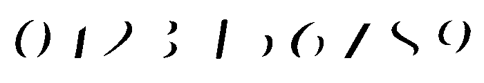 Oilvare RegularItalicHighlight Font OTHER CHARS