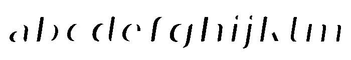 Oilvare RegularItalicHighlight FONT