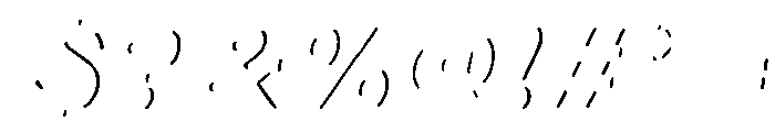 Oilvare RegularItalicShadowLine Font OTHER CHARS