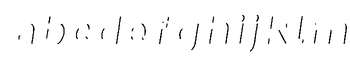 Oilvare RegularItalicShadowLine FONT