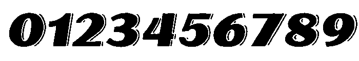 Oilvare RegularItalicShadowed Font OTHER CHARS