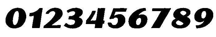Oilvare RegularItalicSolid Font OTHER CHARS