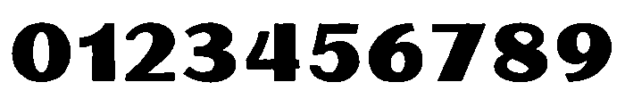 Oilvare RegularSolid Font OTHER CHARS