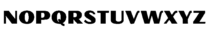 Oilvare RegularSolid Font UPPERCASE