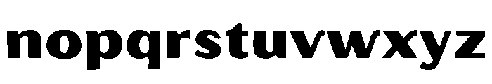 Oilvare RegularSolid Font LOWERCASE
