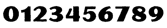 Oilvare RoughRegularSolid Font OTHER CHARS
