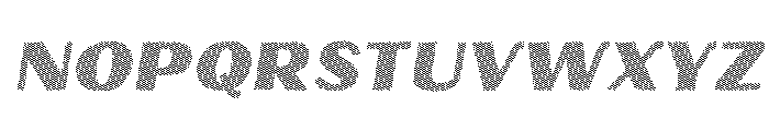 Oilvare Hatch Shadow Regular Italic Font UPPERCASE