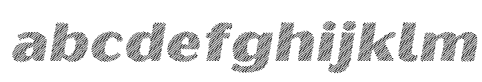 Oilvare Hatch Shadow Regular Italic FONT