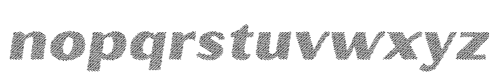 Oilvare Hatch Shadow Regular Italic Font LOWERCASE