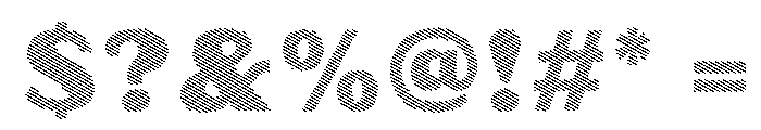 Oilvare Hatch Shadow Regular Font OTHER CHARS